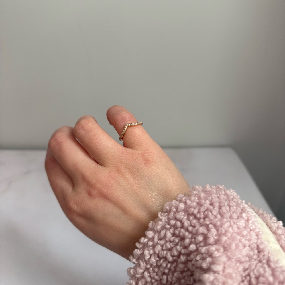 Pandora Wishbone Rose Gold Ring